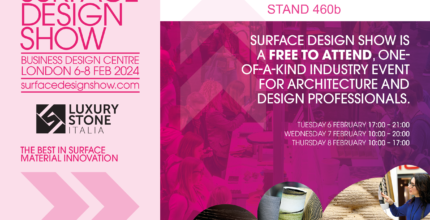 Dai marmi del Vajont a Londra, Luxury Stone Italia alla fiera SURFACE DESIGN SHOW 2024.